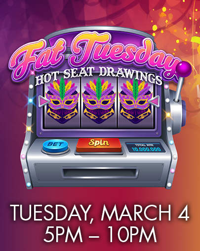 Fat Tuesday Hot Seats at Northern Edge Navajo Casino