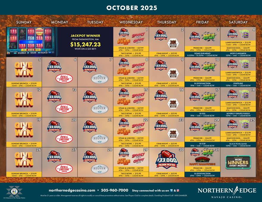 https://www.northernedgecasino.com/wp-content/uploads/2025/09/NE_OctCalendar_web.jpg