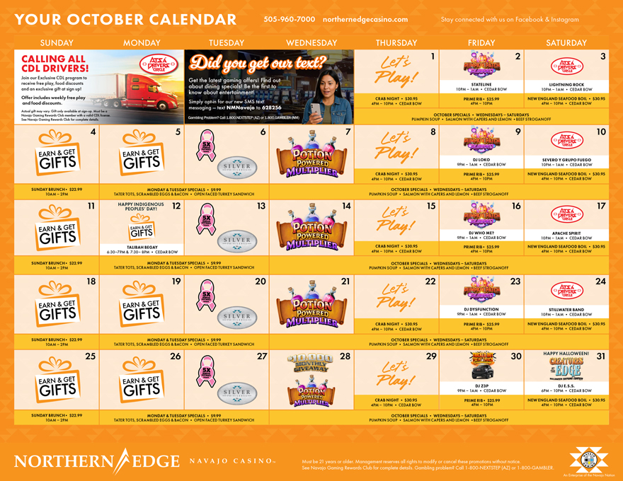 https://www.northernedgecasino.com/wp-content/uploads/2026/09/NE_OctCalendar_web.jpg